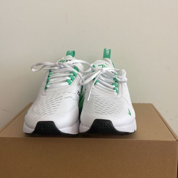 Nike Air Max 270 White/Green Shock Women Size 7(AH6789-117) - Picture 6 of 11